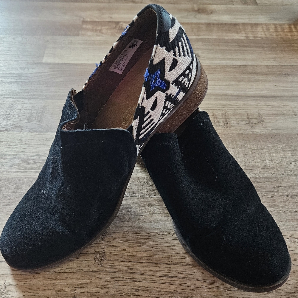 Toms Shaye Leather Slip-On Women's 8.5 Shoes